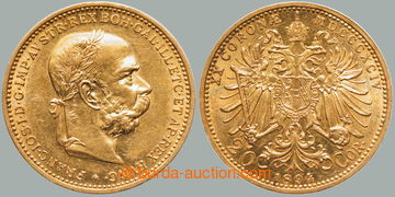 267918 - 1894 František Josef I. (1848-1916), 20 Koruna 1894 b.z., h