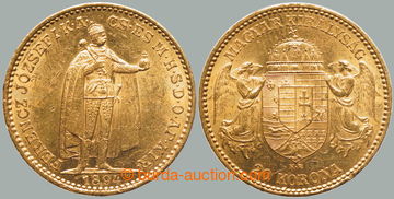 267926 - 1894 František Josef I. (1848-1916), 20 Koruna 1894 KB, hmo
