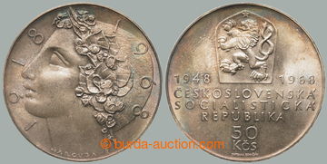 267936 - 1968 ČSR II. / 50 Kčs 1968 - 50. výročí vzniku Českosl