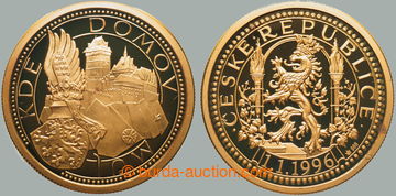 267954 - 1996 DUKÁTY KDE DOMOV MŮJ 1996 / Au medaile o váze 5-duk