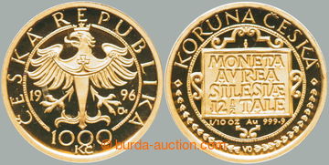 267959 - 1996 ZLATÉ MINCE KORUNA ČESKÁ 1996 / 1000Kč - Tříduká