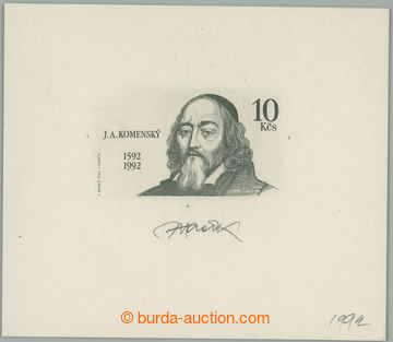267984 - 1992 ZT Pof.3002, Komenský 10Kčs, zkusmý tisk původní