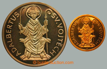 267999 - 1997 SV. VOJTĚCH 997-1997 / Au+Ag medaile, Au 0.585, 20mm,