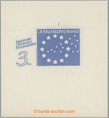 268001 - 1990 ZT Pof.2959, Helsinské shromáždění 3Kčs, zkusmý