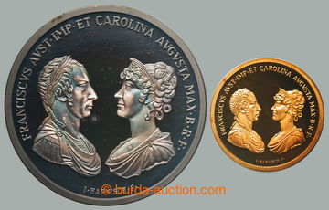 268011 - 2000? ČEŠTÍ PANOVNÍCI - FRANTIŠEK II. / Au+Ag medaile,