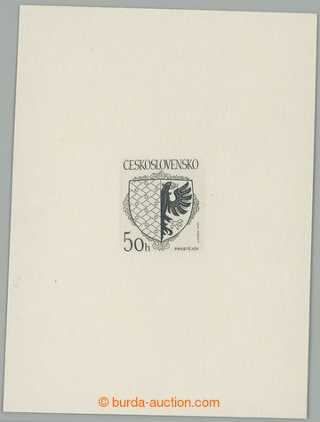 268013 - 1990 ZT Pof.2934, Prostějov 50h, zkusmý tisk v černé ba
