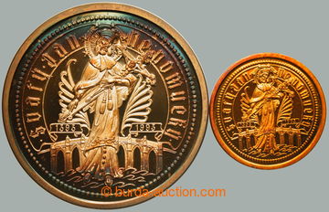 268033 - 2000? SVATÝ JAN NEPOMUCKÝ / Au+Ag medaile, Au 0.585, 20mm,