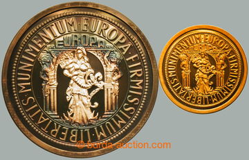 268035 - 2000? EUROPA FIRMISSIMUM LIBERTATIS MUNIMENTUM / Au+Ag medai
