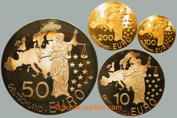 268066 - 1996 NĚMECKO / DEUTSCHLAND - EURO - 1996 / Au+Ag medaile, 2