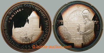 268077 - 2003 ČESKÁ MINCOVNA / Ag medaile 655. výročí založení