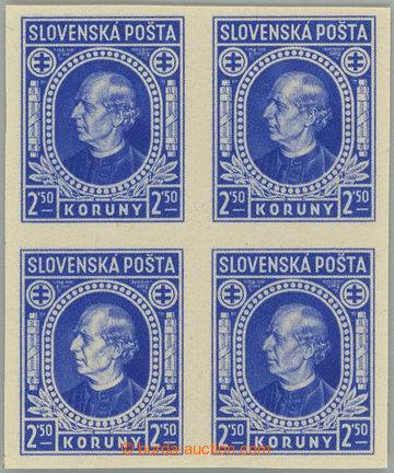 268096 - 1939 ZT Sy.SK31N, Hlinka 2,50Ks, zkusmý tisk v odlišné mo