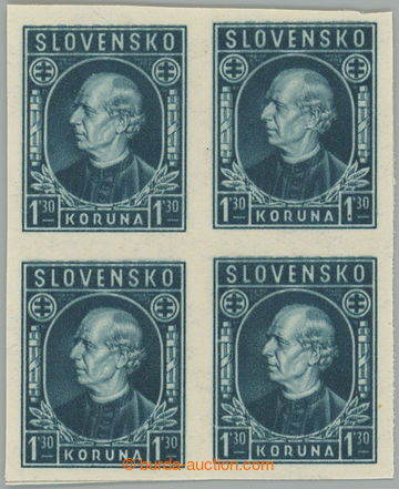 268100 - 1939 ZT Sy.SK33N, Hlinka 1,30Ks modrozelená, NEZOUBKOVANÝ
