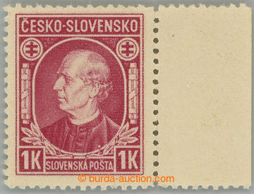 268102 - 1939 Sy.NZ24A, Hlinka 1K červená bez přetisku Slovenský