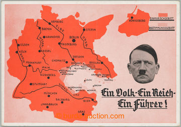 268125 - 1938 Ein Volk - ein Reich - ein Führer!, mapa Říše s př