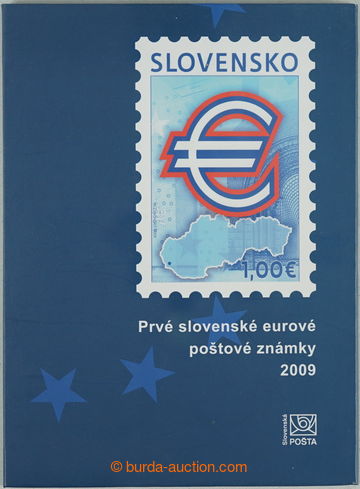 268141 - 2009 PAMĚTNÍ ALBUM PRVÉ SLOVENSKÉ EUROVÉ POŠTOVÉ STAM