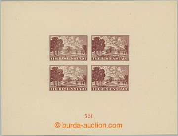 268230 - 1943 FALZUM / Pof.PrA1a, padělek Terezínského aršíku v