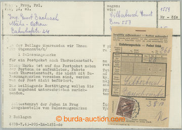 268265 - 1943 GHETTO TERESIENSTADT / OZZ 1b, part I white cyklostylov