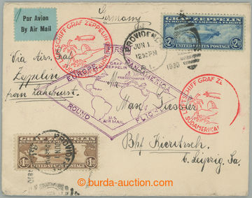 268404 - 1930 ZEPPELIN / SÜDAMERIKAFAHRT / letter roundflight franke
