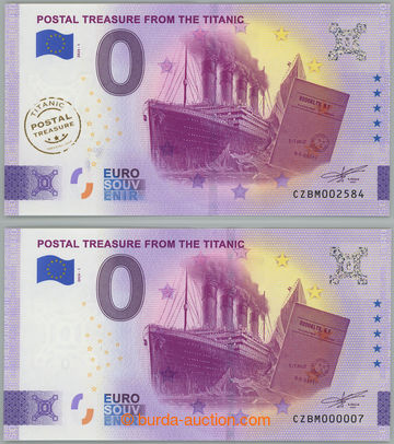 268419 - 2024 0-EURO SOUVENIR / pamětní bankovka Postal Treasure fr