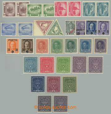 268495 - 1908-1918 SELECTION of / Mi.180-184 - War 2x (2 shades 35H),