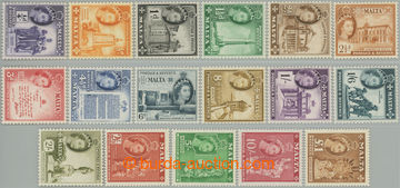 268558 - 1956-1958 SG.266-282, Elizabeth II. - Motives ¼P - £1; com