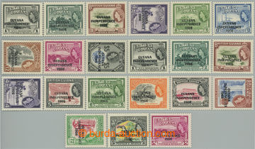 268583 - 1967 Mi.273-281, 282-293, přetiskové Vyhlášení nezávis