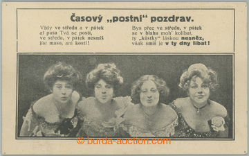 268646 - 1910? ŠVÁB č.2228, Časový postní pozdrav, čb, neproš