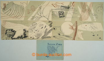 268682 - 1935 TOYEN / téměř kompletní sestava 8 pohlednic série