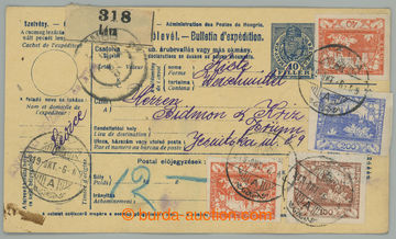 268715 - 1919 UHRY / celá uherská mezinárodní poštovní průvodk