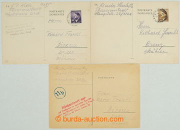 268741 - 1943-1944 GHETTO TERESIENSTADT - PROTECTORATE / comp. of 3 c