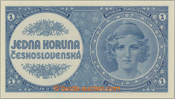 268760 - 1946 Ba.N8, 1Kčs b.l. (1946), nevydaná; bezvadná