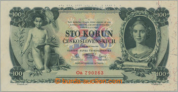 268786 - 1931 Ba.25b, 100Kč 1931, série Oa, perforace SPECIMEN; pou