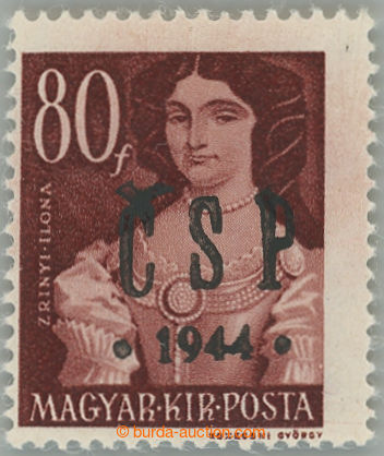 268803 - 1944 CHUST / Majer C26, Ilona Zrýnyi 80f červenohnědá; b