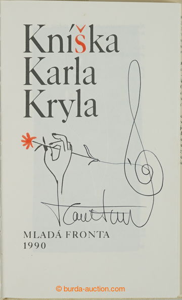 268846 - 1990 KRYL Karel (1944-1994), básník a písničkář, hlavn