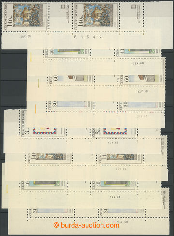 268890 - 1968 DATA TISKU / Pof.S1682-1685, S1687, Nová Praha, sestav