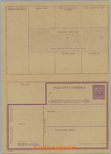 268916 - 1929 CPV12Ab, Znak 80h fialová, kompletní nepoužitá poš