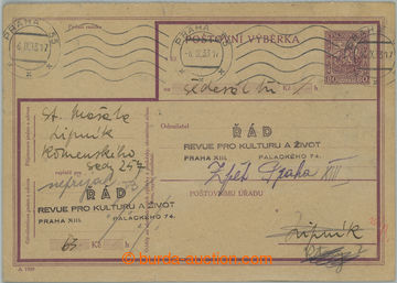 268918 - 1934 CPV12a, Znak 80h fialová, I. díl poštovní výběrky