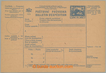 268929 - 1919 CPP11, mezinárodní průvodka Hradčany 10 modrá, mon