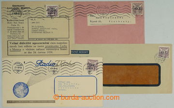 268972 - 1939 COMMERCIAL TISKOPIS / comp. 4 pcs of envelopes with com