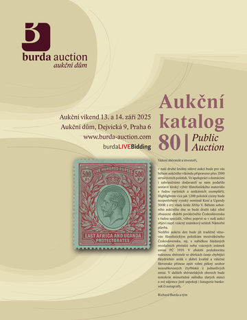 269061 - 2025 BURDA AUCTION s.r.o., katalog dvoudenní Aukce 80, celo