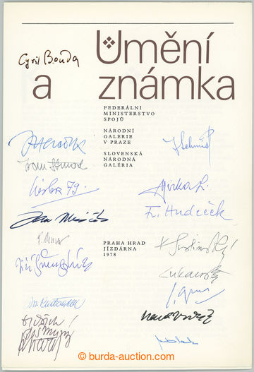 269796 - 1978 ZNÁMKOVÁ TVORBA / stránka z knihy Umění a známka