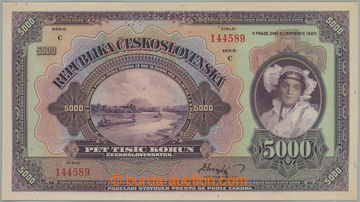 269896 - 1920 Ba.17c, 5000Kč 1920, série C, perforace SPECIMEN; pou