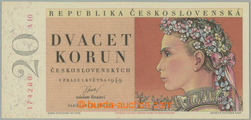 270366 - 1949 Ba.83a, 20Kčs 1949, I. vydání, série A10, varianta