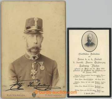 270385 - 1900 LUDVÍK VIKTOR HABSBURSKO-LOTRINSKÝ (1842-1919), rakou