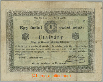 270390 - 1849 UHRY / REVOLUCE / Ri.413, poukázka na zemské příjmy