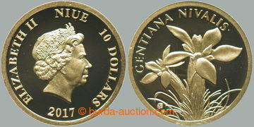 270441 - 2017 NIUE / 10NZD 2017 - Horec snežný, Au 0.999, 3.11 g (1