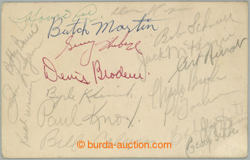 270473 - 1956 HOCKEY / CANADA /  B/W photo kanadského týmu on/for W