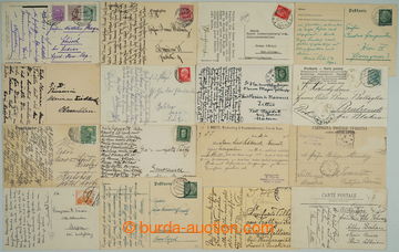 270488 - 1890-1930 ŠLECHTICKÁ KORESPONDENCE / sestava 16 pohlednic