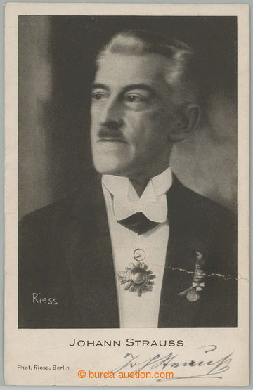 270492 -  STRAUSS Johann (1866–1939), rakouský hudební skladatel,