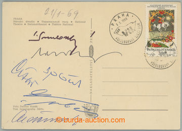 270501 - 1969 PRAŽSKÉ JARO 1968 / neprošlá pohlednice Prahy s pod